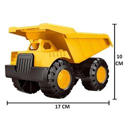Enorme Push and Go Dumper Construction Engineering Automobile Vehicle Toy - Yellow image 3