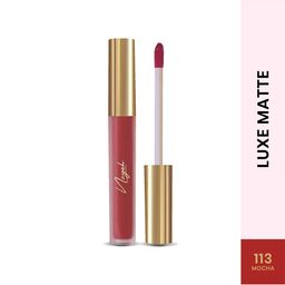 Neyah Luxe Matte Long Lasting Smudge Proof Liquid Lipstick - 2 ml - Mocha 113 image 3