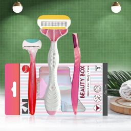 Beauty Box, All-in-one Combo For Women - Bikini Line, Body & Face Razor, Women-picture-12