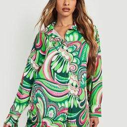 Boohoo Abstract Print Co-Ords-38