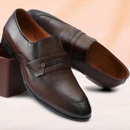 Hoversole X Nico Nerini Men's Enfield Brown Leather Slip-On Shoes-image-13
