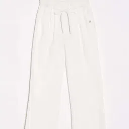 Allen Solly Kids White Slim Fit Trousers-picture-6