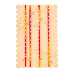 NVR Red Traditional Red Thread Rakhi - Set of 4 image 2