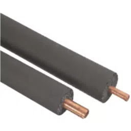 RS PRO Nitrile Rubber Pipe Insulation, 42mm dia. x 19mm x 2m Model No 485953-13