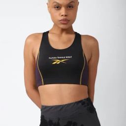 Reebok Black Printed Sports Bra-picture-18