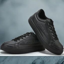 Woodland Men's Black Sneakers-picture-27