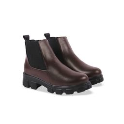 Shoetopia Girls Block Heeled Chelsea Boots-7