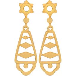 PC Jeweller Devahuti 18k Gold Earrings for Women-image-14