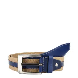 Aditi Wasan Blue Canvas Waist Belt for Men-picture-10