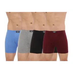 Dollar Bigboss Assorted Color Cotton Trunks (Pack Of 4)-image-20