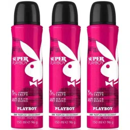 Playboy Super Women Deodorant Spray (Pack of 3)-image-64