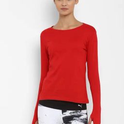 Appulse Red Cotton Slim Fit T-Shirt-image-98
