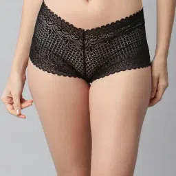 Cukoo Black Lace Boy Shorts-picture-29