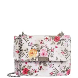 Lino Perros White Printed Medium Sling Handbag-2