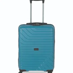 Carriall Blue 8 Wheel Small Hard Cabin Trolley - 36.5 cm-image-21