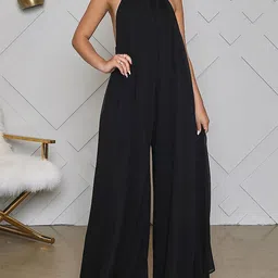 all about you Halter Neck Basic Jumpsuit-image-36