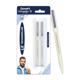 Schneider Technoroller Blue & 1 Black Roller Ball Pen Needle Tip (Pack of 2)-image-89