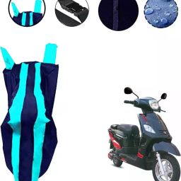 Auto Pearl Polyester Two Wheeler Cover for Hero Electric Maxi,(Water Resistant)-image-85