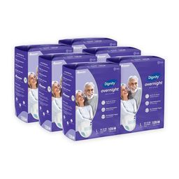 Dignity Set Of 6 Overnight Tape Style Adult Diapers- L- 10 Pcs Each-image-96