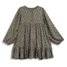 Tommy Hilfiger Kids Green Printed Regular Fit Dress-image-68