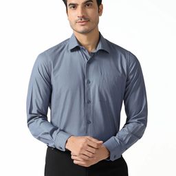 Blackberrys Slim Fit Spread Collar Pure Cotton Shirt-picture-10
