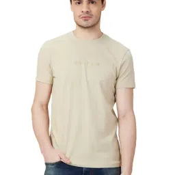 Being Human Green Cotton Regular Fit Printed T-Shirt-image-90
