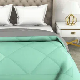 Bianca Carlson Green & Grey 210 TC Comforter - Set of 1 image 4