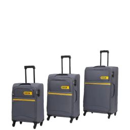Citizen Journey Pulse Grey Solid Trolley Bag Pack of 3 - 58 Cms, 68 Cms & 78 Cms-image-94