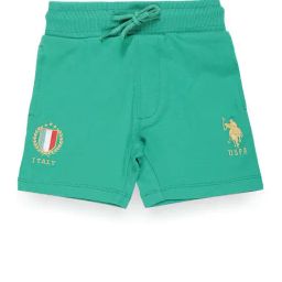 U.S. Polo Assn. Boys Green Embroidered Shorts-image-54