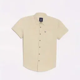 Allen Solly Kids Beige Slim Fit Shirt-picture-26