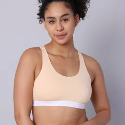 Sillysally Pack Of 4 Full Coverage Non Padded Workout Bra with All Day Comfort image 5