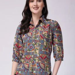 Scorpius Multi Paisley Casual Shirt-image-26
