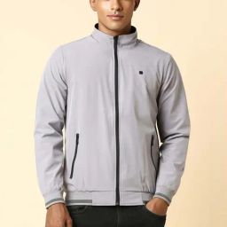 Allen Solly Light Grey Regular Fit Jacket-picture-44