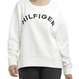 Tommy Hilfiger White Logo Regular Fit Sweatshirt-picture-48
