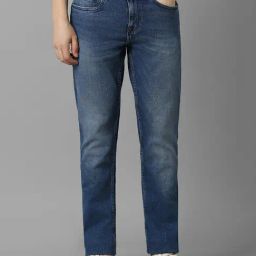 Men Blue Mid Slim Fit Jeans-2