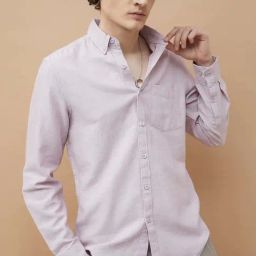 Fame Forever By Lifestyle Purple Cotton Regular Fit Shirts-image-43