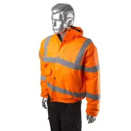 RS PRO Orange Men Hi Vis Bomber Jacket, XL Model No 9185970-image-42