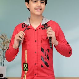 FASHION GRAB Boys Classic Floral Opaque Printed Casual Shirt-image-13