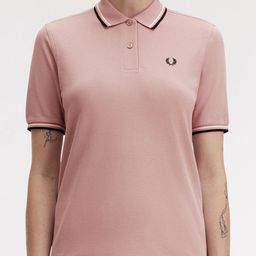 Fred Perry Women Polo Collar Slim Fit Cotton T-shirt-image-76