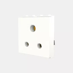 Cona 3 Pin Socket 6 A Current 240 V White, 18061-40