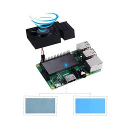 Raspberry Pi 4 Fan Heatsink, RPI Aluminum Heatsink Cooling Kit For Raspberry Pi 4B/3B/3B+ (B Plus)- RS2849Raspberry Pi 4 Fan Heatsink, RPI Aluminum Heatsink Cooling Kit For Raspberry Pi 4B/3B/3B+ (B Plus)- RS2849 image 4