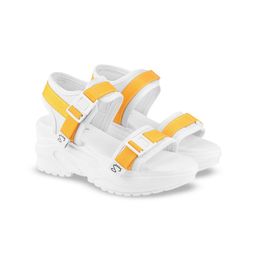 Stylestry Women Yellow Casual Mesh Platform Sandals-picture-28