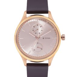 Titan Men Leather Straps Analogue Watch NQ1833WL01-image-72