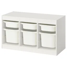 ikea trofast Storage combination with boxes, white/white, 99x44x56 cm-picture-35