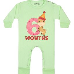 Arvesa Infants Printed Round Neck Bodysuits-image-72