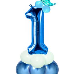 Shopperskart Prince 1 Number Foil Balloons Multicolor - Pack of 13-10