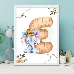 Outfit collections Alphabets Wall Art Kids Painting For Wall Décor-image-27
