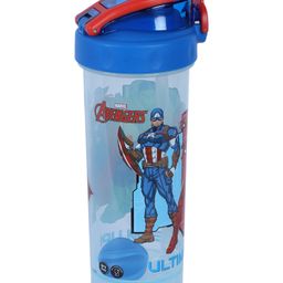 Gluman Activo Sipper Bottle With Avengers Print Light Blue - 850 ml-image-11