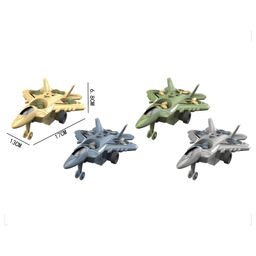 NEGOCIO Inertia Friction Army Fighter Jet Unbreakable Toy with Rotating Fans, Aircraft Toys for Kids- PACK OF 1- COLOR MAY VARY-0
