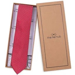 The Tie Hub Men Printed Skinny Tie-96